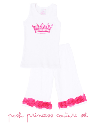 Posh Princess Crown Tank Set